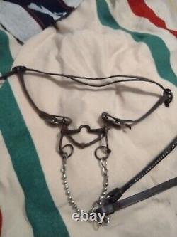 Vintage Headstall with old Anchor bit & antique reins