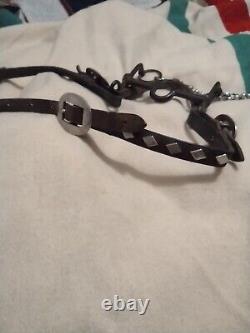 Vintage Headstall with old Anchor bit & antique reins