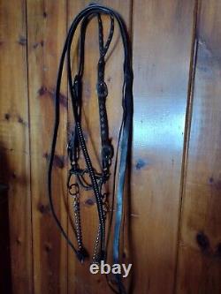 Vintage Headstall with old Anchor bit & antique reins