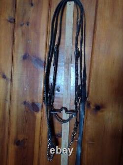 Vintage Headstall with old Anchor bit & antique reins