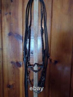 Vintage Headstall with old Anchor bit & antique reins