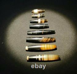 Vintage Jewelry Antique Beautiful Pre Ankor Banded Agate Old Beads Cambodia