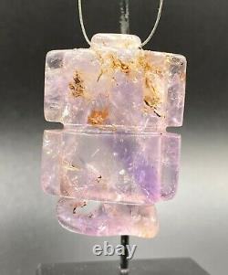 Vintage Jewelry Old Antique Ancient Roman Antiquities Amethyst Lock Pendant