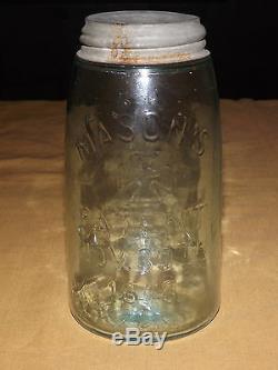 Vintage Old Antique 1858 Crown Mason's Patent Nov 1867 Bottle Jar