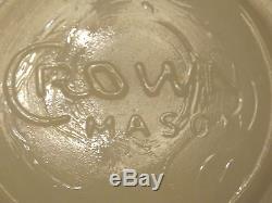 Vintage Old Antique 1858 Crown Mason's Patent Nov 1867 Bottle Jar