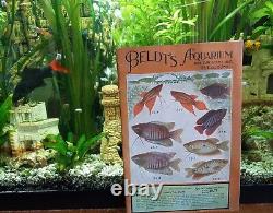 Vintage Old Antique Aquarium Fishbowl Rare Beldts Catalog Price List Book 1932