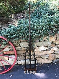 Vintage Old Antique Barrel Dolly Industrial