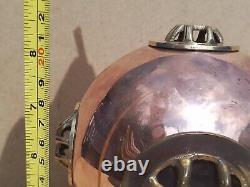 Vintage Old Antique Brass Copper Diver Helmet Sea 1/4size 9×8 fabulous replica