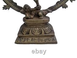 Vintage Old Antique Brass Rare God Lord Shiva Dancing Natraj Figure / Statue