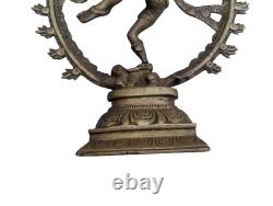 Vintage Old Antique Brass Rare God Lord Shiva Dancing Natraj Figure / Statue