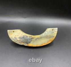 Vintage Old Antique Chines Jade Bi Pendant Shang Dynasty 1200-771 BC