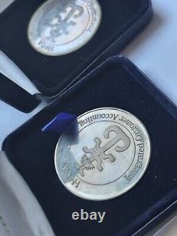 Vintage Old Antique Life medals 1986-7-8 INCA awards efficiency effort accountin