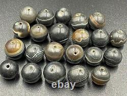 Vintage Old Antique Prayer Old Beads Tibetan Himalayan India Bhutan Nepalese