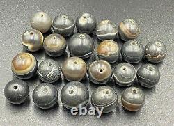 Vintage Old Antique Prayer Old Beads Tibetan Himalayan India Bhutan Nepalese