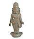 Vintage Old Antique Rosewood Hand Carved Wooden Goddess Laxmi Idol Figure Statue