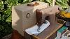Vintage Old Antique Singer Sewing Machine Semi Industrial Model 185k See Video
