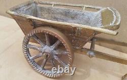 Vintage Old Antique Solid BRASS Horse jib carriage pulling cart 6kg+ heavy large