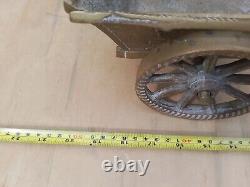 Vintage Old Antique Solid BRASS Horse jib carriage pulling cart 6kg+ heavy large