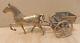 Vintage Old Antique Solid BRASS Horse jib carriage pulling cart Olde English