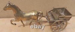 Vintage Old Antique Solid BRASS Horse jib carriage pulling cart Olde English