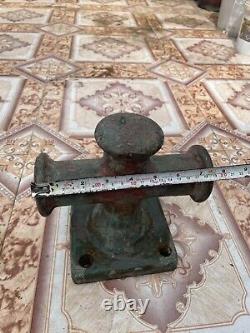 Vintage Old Antique Solid Brass Small Boat Rope Holder 100% Original