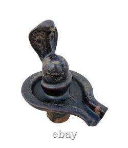 Vintage Old Antique Terracotta Hindu God Lord Shiva Lingam Snake Statue Figure