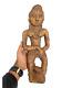 Vintage Old Antique Wooden Hand Carved Beautiful Lady Woman Figure / Statue