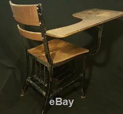 Vintage Old School Chair Youth Student Desk Kids Furniture Large 31 Height