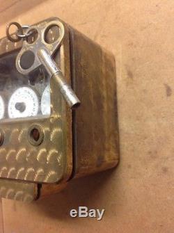 Vintage Old Yale & Towne 3 Movement Safe Bank Vault Time Lock Clock