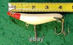 Vintage Rare Old Wood Fishing Lure SCATBACK Pat. Pend