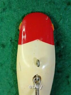 Vintage Rare Old Wood Fishing Lure SCATBACK Pat. Pend