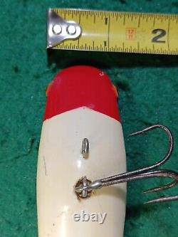 Vintage Rare Old Wood Fishing Lure SCATBACK Pat. Pend