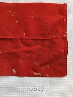 Vintage Sewn Red Ensign Nautical Flag Old Union Jack Antique 9 X 19.5