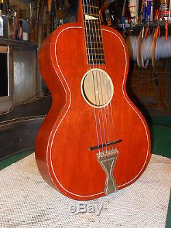 Vintage TELLENO Acoustic Guitar OLD parlor 1940's Excellent Condition Harmony