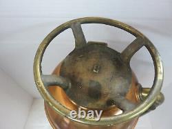 Vintage/antique Elkhart Brass/copper Soda-acid Fire Extinguisher 100yrs. Old++