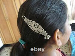 Vintage antique tribal old silver hairpin hair clip hair buckle traditional jewe