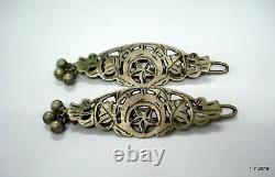 Vintage antique tribal old silver hairpin hair clip hair buckle traditional jewe