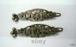 Vintage antique tribal old silver hairpin hair clip hair buckle traditional jewe