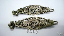 Vintage antique tribal old silver hairpin hair clip hair buckle traditional jewe