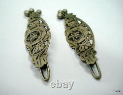 Vintage antique tribal old silver hairpin hair clip hair buckle traditional jewe