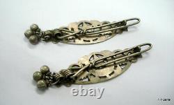 Vintage antique tribal old silver hairpin hair clip hair buckle traditional jewe