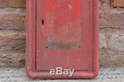 Vintage genuine post office post box front pillar box old red letter FREE POST