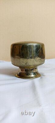 Vintage old Antique Brass Bronze Pooja Holy Water Pot Sombu Lota Rich Patina E73