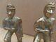 Vintage old Retro Antique Brass minors brother pits figure Figurine Display pair