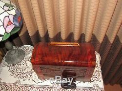 Vintage old wood antique tube radio Emerson Mdl FH440 Quite Rare
