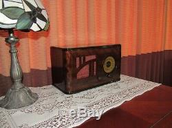 Vintage old wood antique tube radio Howard Very Rare Radio