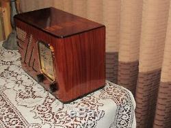 Vintage old wood antique tube radio Philco mdl 38-12 Just Restored