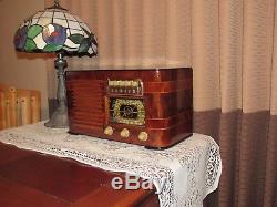 Vintage old wood antique tube radio ZENITH model 6S527 A must have