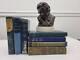 Vintage set of old antique books for display or reading some first 1st editions