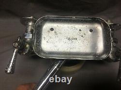 Vtg Speakman High Back Kitchen Sink Faucet Chrome Brass 8 Old Fixture 442-19J